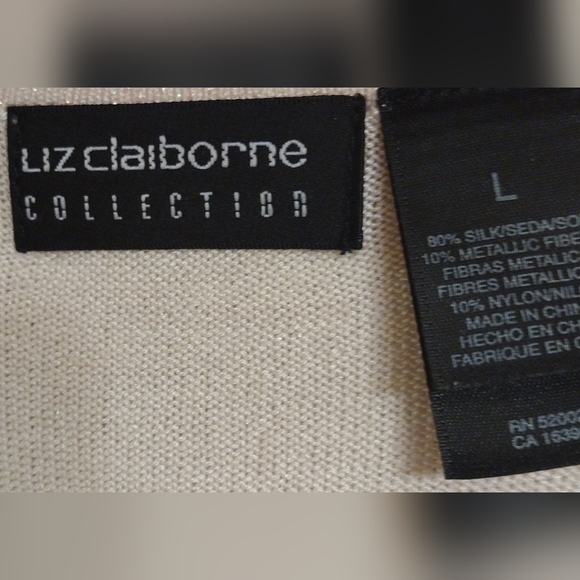 Cream colored cardigan with matching tank - Picture 4 of 4